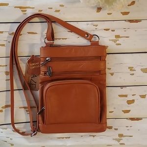 Maze Exclusive Brown Cross Body Purse